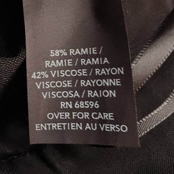 NWT Donna Karan DKNY Black Wide Leg Pleated Pants 6 - Picture 11 of 12